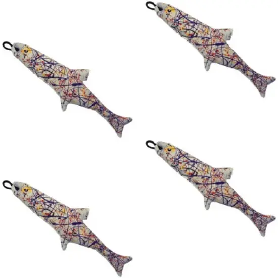 Yeowww! Catnip Pollock Fish 4 Pack | Pure Leaf & Flowertop | Cat and Kitten Toy image {2}