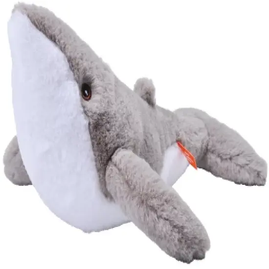 Wild Republic Ecokins Humpback Whale Stuffed Animal, 12 Inches image {1}