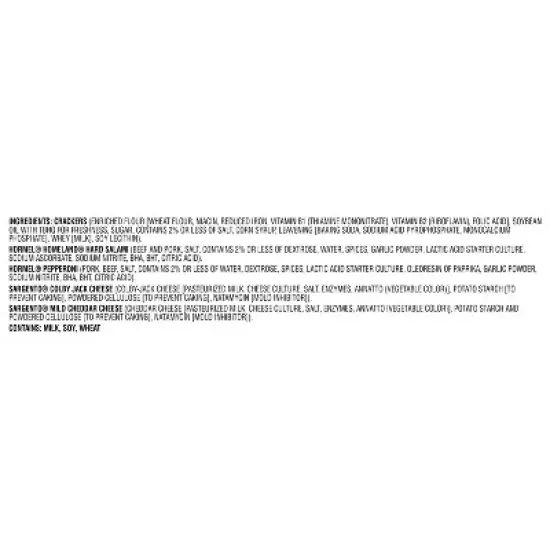 Hormel Gatherings Hard Salami, Pepperoni, Cheese & Crackers Charcuterie Party Tray - 28oz image {5}