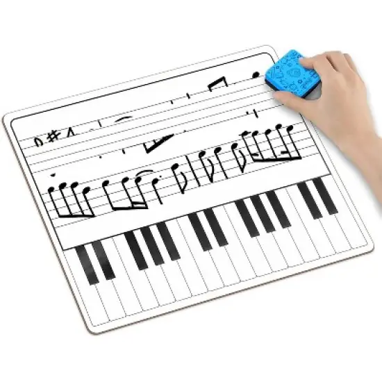 SCRIBBLEDO Piano Practice 11&rdquo;x14&rdquo; Dry Erase Boards 5-Pack image {2}