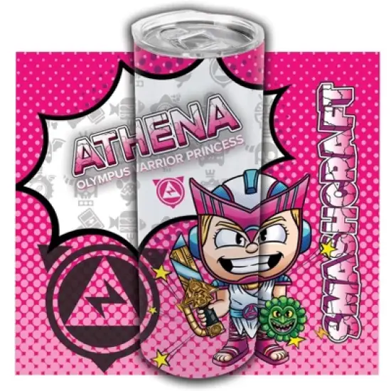 SMASHCRAFT 20 ounce Stainless Steel Double Walled Insulated Travel Tumbler Coffee Mug Cup, Athena Chibi image {1}