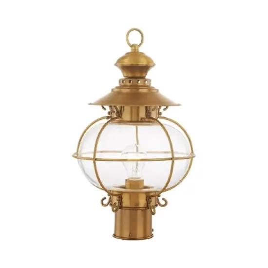 Livex Lighting Harbor 1 - Light Post Light in  Flemish Brass image {4}