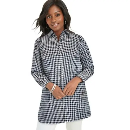 Jessica London Women&rsquo;s Plus Size Poplin Tunic image {13}