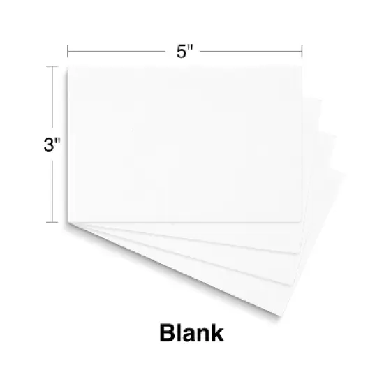 Oxford Unruled Index Cards 3 x 5 White 100/Pack 30 image {3}