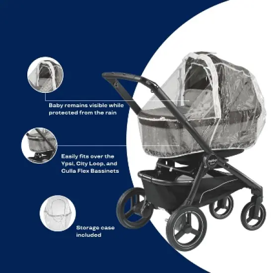 Peg Perego Rain Cover Bassinet - Gray image {1}