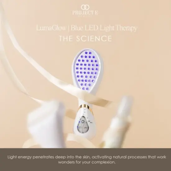Project E Beauty LumaGlow Blue Light Therapy For Acne | Acne Light Therapy For Face | Blue Light Acne Treatment Device | Spot Scars Remove | Facial image {5}