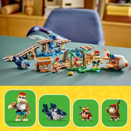 LEGO Super Mario Diddy Kong's Mine Cart Ride Expansion Set Building Toy 71425 image {3}