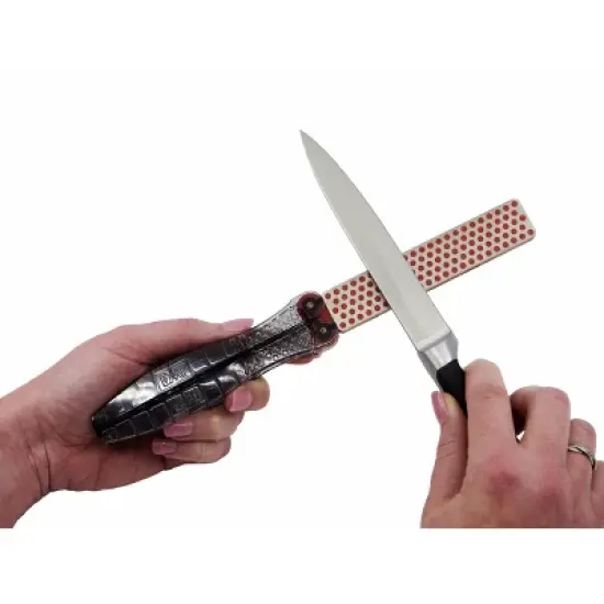 DMT Double Sided Diafold Sharpener: Manual Sharpening, Diamond Abrasives, Protective Cover, Folds for Storage, Multicolored image {6}