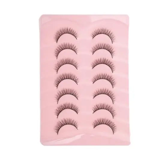 Unique Bargains 5D False Eyelashes Black 7 Pairs image {15}