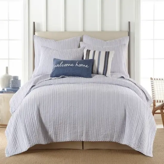 Tobago Stripe Quilt Set - Levtex Home image {1}