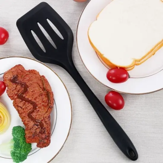 Unique Bargains Heat-Resistant Non-Scratch Non-Stick Kitchen Spatula 12" x 3.1" image {5}