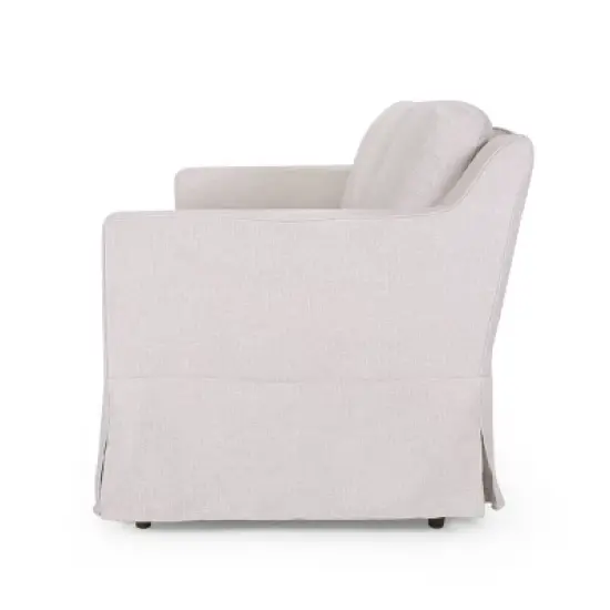 Arrastra Contemporary Fabric 3 Seater Sofa with Skirt - Christopher Knight Home image {5}