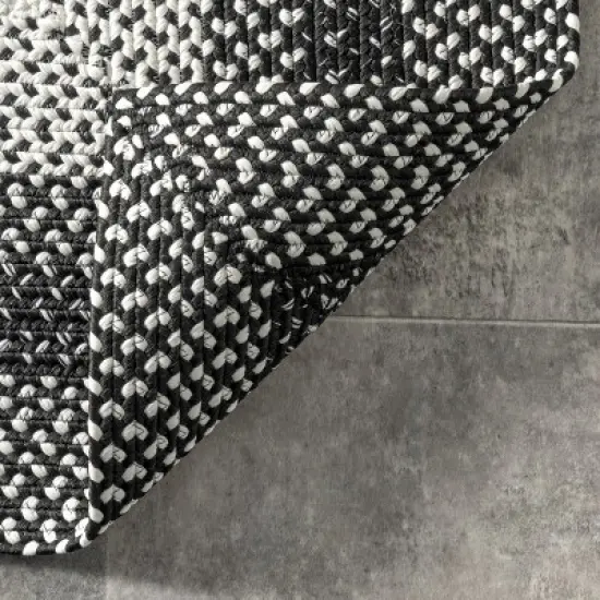 nuLOOM Kaila Ombre Bordered Indoor and Outdoor Patio Area Rug image {6}