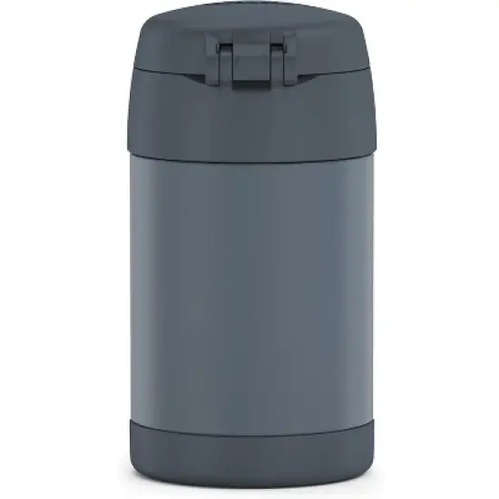 THERMOS FUNTAINER 16 Ounce Stainless Steel Vacuum Insulated Food Jar with Folding Spoon, Slate Stone image {1}