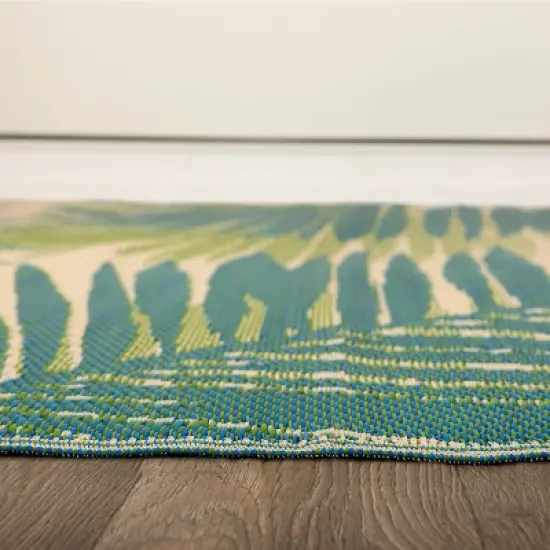 World Rug Gallery Floral Tropical Reversible Plastic Outdoor Rugs image {2}