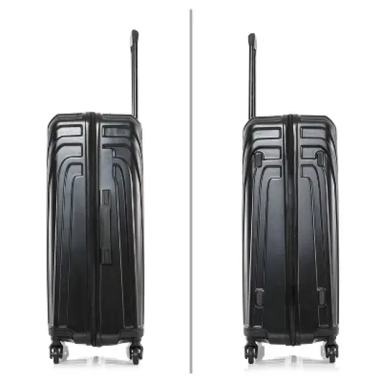 InUSA Vasty Lightweight Hardside Checked Spinner Luggage Set 3pc image {6}