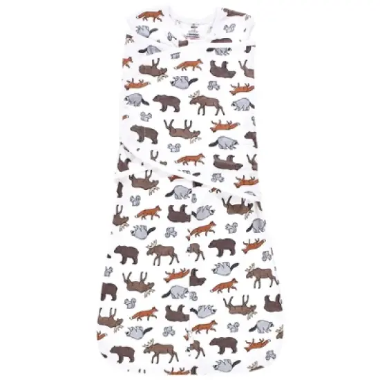 Hudson Baby Infant Boy Convertible Swaddle Sleep Sack, Animal Adventure image {4}