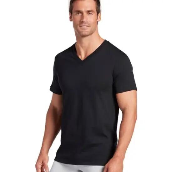 Jockey Men's Big Man Classic V-Neck T-Shirt - 2 Pack image {5}