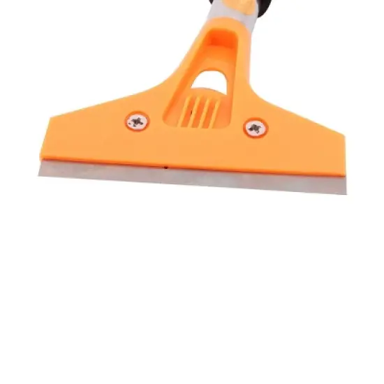 Unique Bargains Metal Blade Plastic Handle Scraper Tool Black Orange 4" 1 Pc image {2}