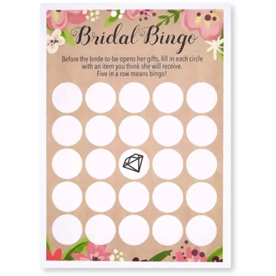 Best Paper Greetings Set of 5 Bridal Shower Games for Engagement Celebrations, Bridal, Bachelorette, Anniversary, Wedding Party, Entertains 50 Guests image {6}