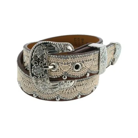 3 D Belt Company Girl's Lace Look Belt image {2}