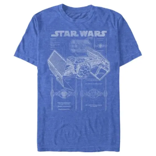 Men's Star Wars TIE Fighterprint T-Shirt image {3}