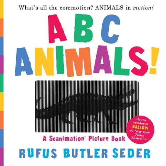 ABC Animals! - (Scanimation) by  Rufus Butler Seder (Hardcover) image {1}