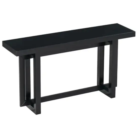 59.1" Modern Industrial Style Console Table - ModernLuxe image {4}