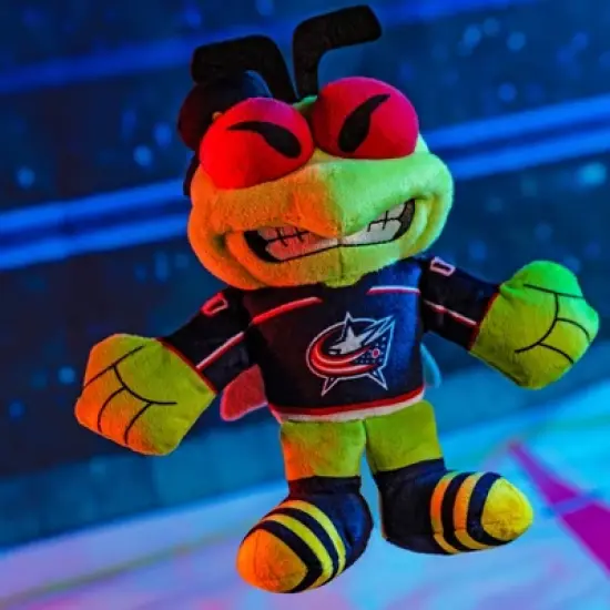Bleacher Creatures Columbus Blue Jackets Stinger 8" Kuricha Mascot Sitting Plush image {1}