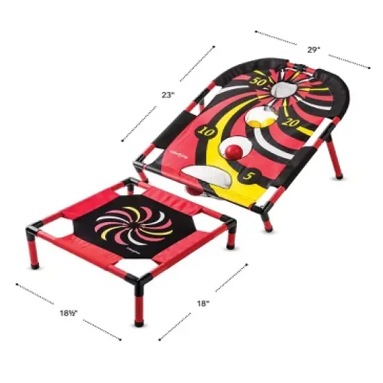 HearthSong - Ball Bounce Target Toss Game Set for Kids image {2}