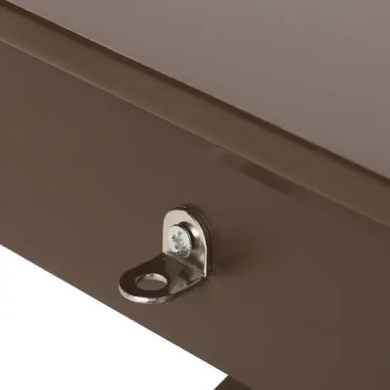 Vernon Contemporary 2 Shelf Side Table Dark Walnut - Christopher Knight Home image {8}