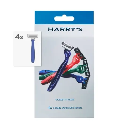 Harry's Men's Disposable 3-Blade Razors - 4ct image {5}