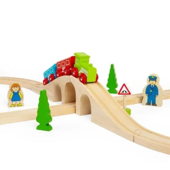 Bigjigs Figure of Eight Train Set image {6}