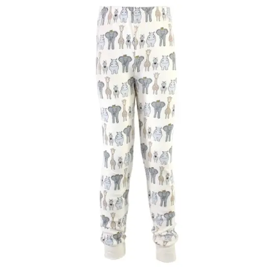 Hudson Baby Infant Boy Cotton Pajama Set, Royal Safari image {2}