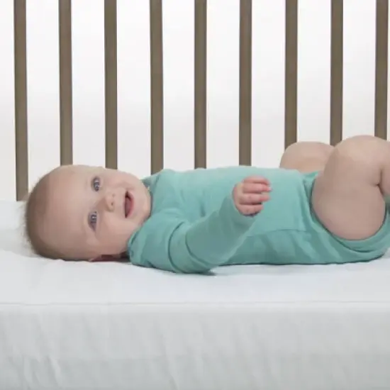 Sealy Butterfly Antibacterial 2-Stage Foam Crib and Toddler Mattress image {8}