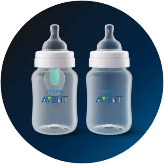 Philips Avent Anti-Colic Baby Bottle - Clear - 11oz/3pk image {5}