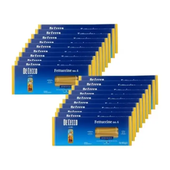 De Cecco Fettuccine Pasta - Case of 20/16 oz image {5}