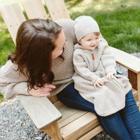 Goumikids Organic Cotton Knit Wearable Blanket image {2}