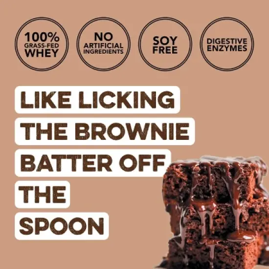 Clean Simple Eats Protein Powder - Chocolate Brownie Batter - 36oz/30 Servings image {2}