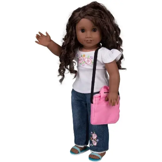 Dress Along Dolly Metal Laptop Computer with Carrying Bag for American Girl Doll image {5}