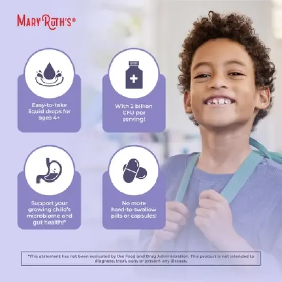 Organic Kids Liquid Probiotic (Very Berry, 2oz) image {5}