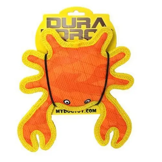 DuraForce Crab Dog Toy  - Orange image {4}
