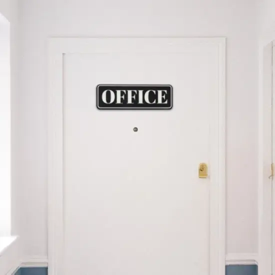 Unique Bargains Acrylic Smooth Self-Adhesive Decor Home Business Office Sign image {5}