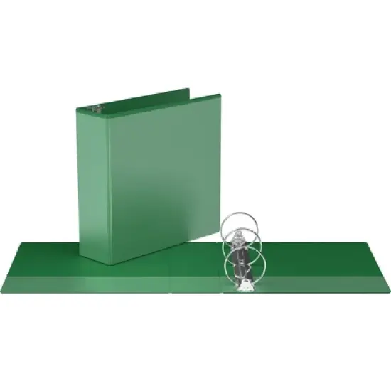 3" Premium Round Ring Binder 6pk Customizable View Green - Easyview image {1}