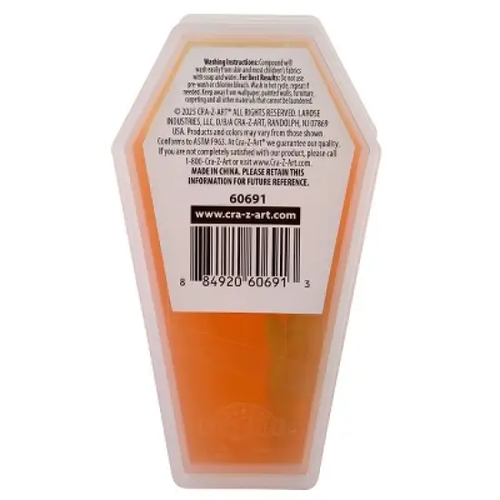 Cra-Z-Slimy Halloween Coffin Creepers Slime Orange image {5}