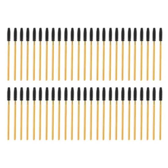 Unique Bargains Convenient Silicone Eyelash Brush 50 Pcs image {19}