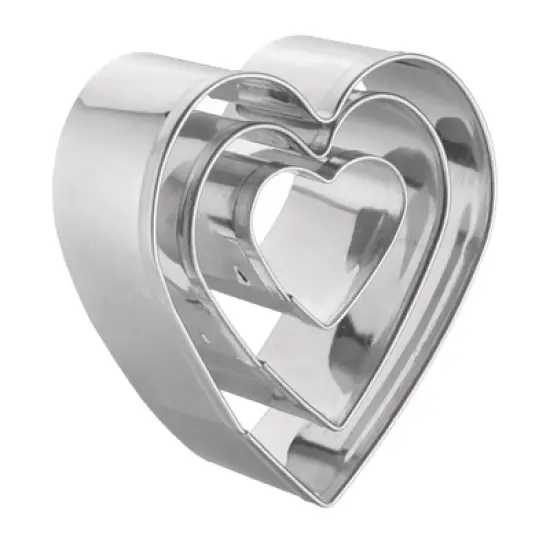 Unique Bargains Durable Rust-proof Dishwasher Safe Cookie Cutter Assorted Sizes 3 Pcs image {12}