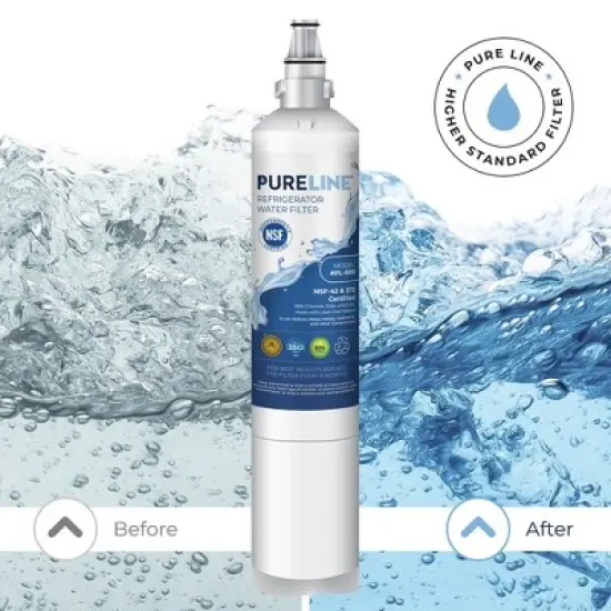 PureLine Replacement for Kenmore 9990, 5231JA2006A, 5231JA2006B, LG LT600P Filters, LSC27931ST Refrigerator Water Filter (4 Pack) image {2}