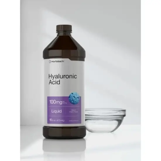 Horbaach Liquid Hyaluronic Acid Supplement 100 mg | 16 oz image {2}