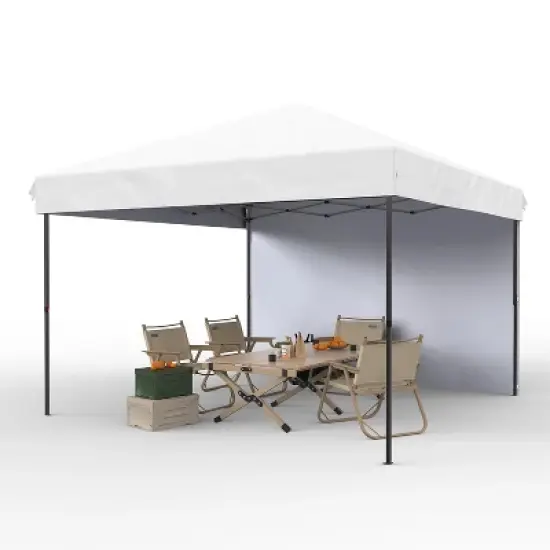 10'x10'Pop Up Canopy Tent, Easy to Set Up and Take Down,1 Around Cloth,for Outdoor Events, Patio, Party, Camping image {10}